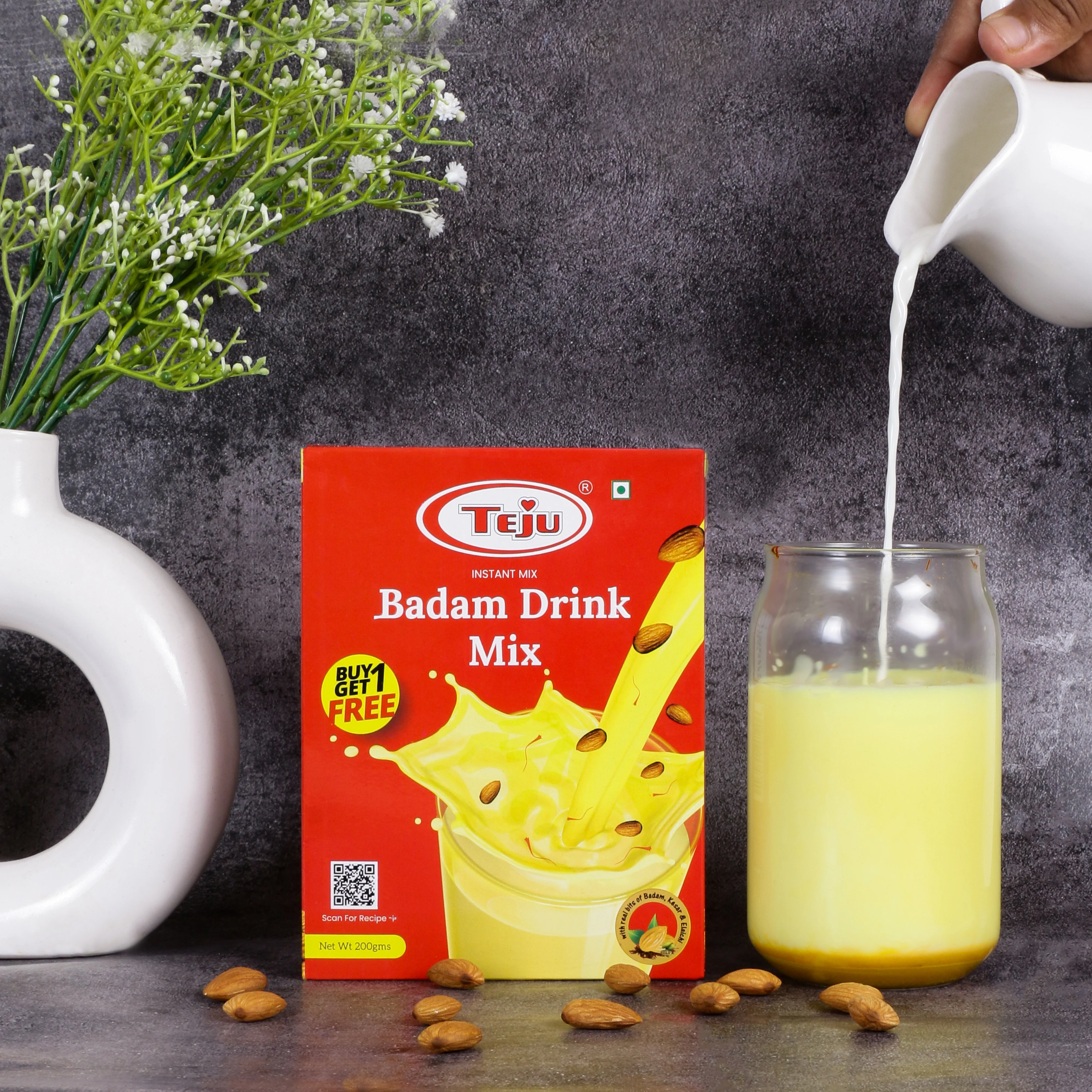 Teju Badam Drink Mix (BUY1,GET1 FREE)