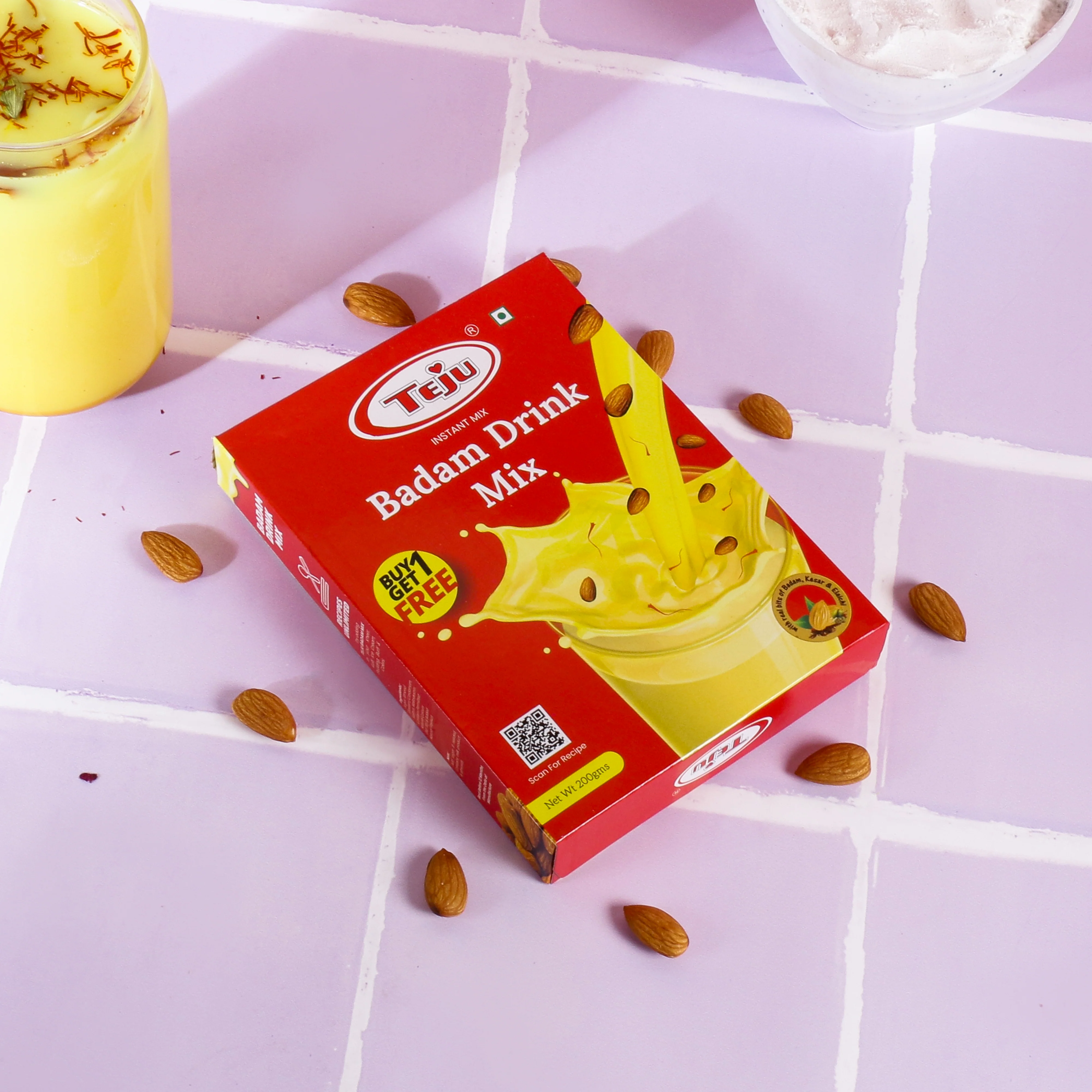 Teju Badam Drink Mix (BUY1,GET1 FREE) - Image 2