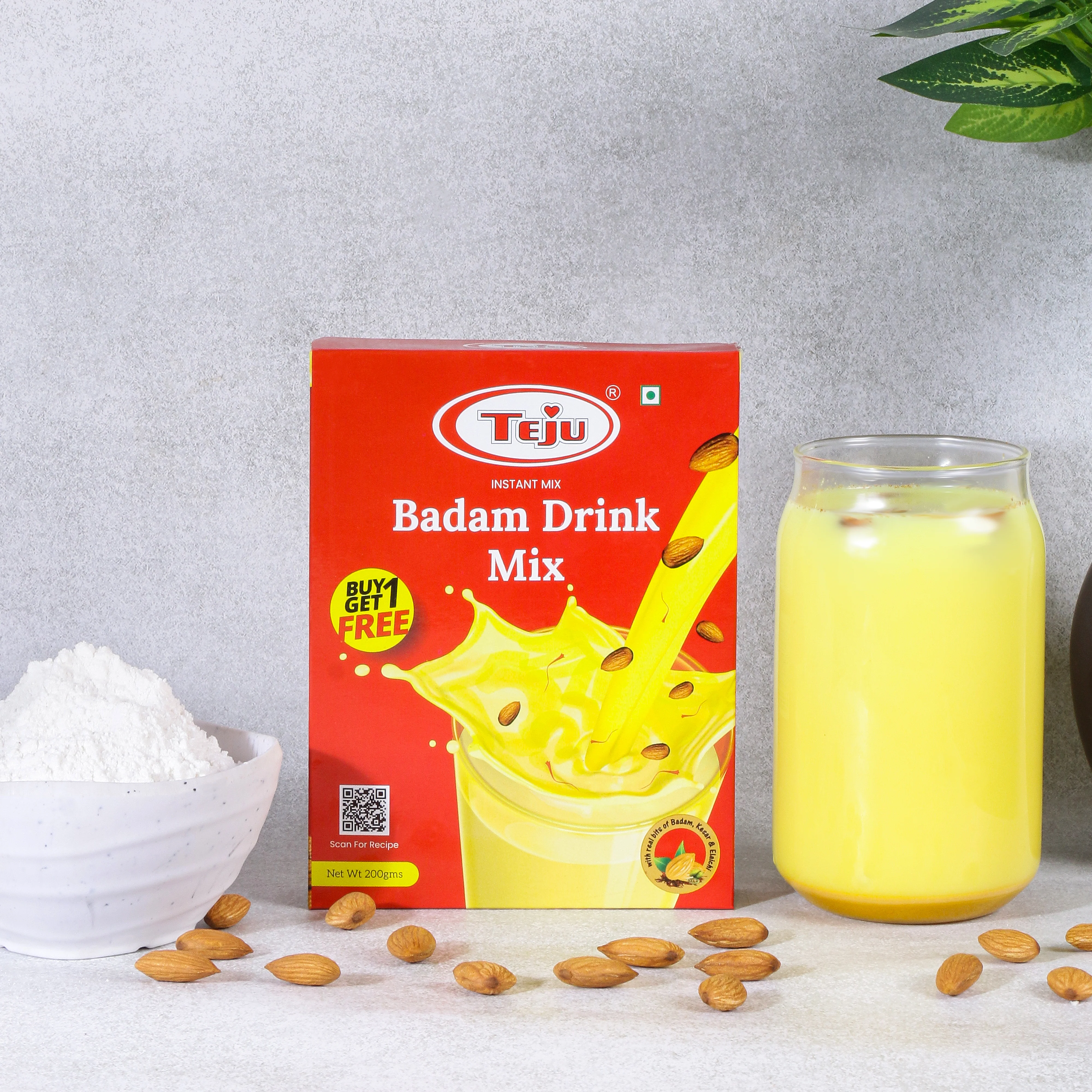 Teju Badam Drink Mix (BUY1,GET1 FREE) - Image 3